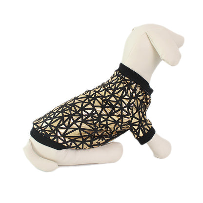 Spring And Summer Pet Dog Bronzing Style Clothes