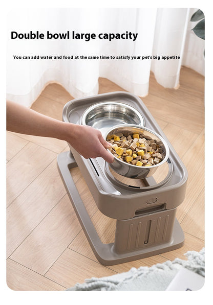 New Lifting Stainless Steel Pet Tableware