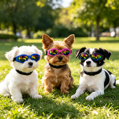 Pet Protection Small Doggles Dog Sunglasses Pet Goggles UV Sun Glasses Eye Wear Adjustable