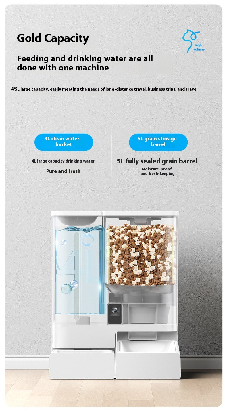 Wireless Smart Video Automatic Pet Feeder