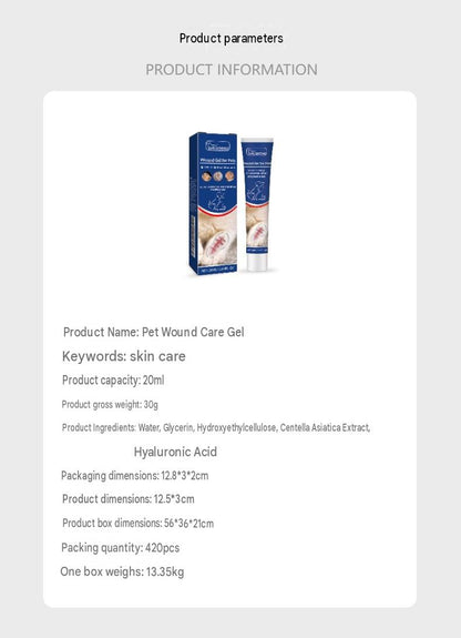 Yegbong Pet Skin Care Gel Gentle, Fresh, Moisturizing, Breathable, And Comfortable Gel For Dogs And Cats