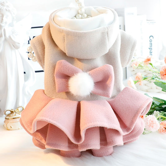 Dog Clothes Autumn And Winter Thick Style Cat Princess