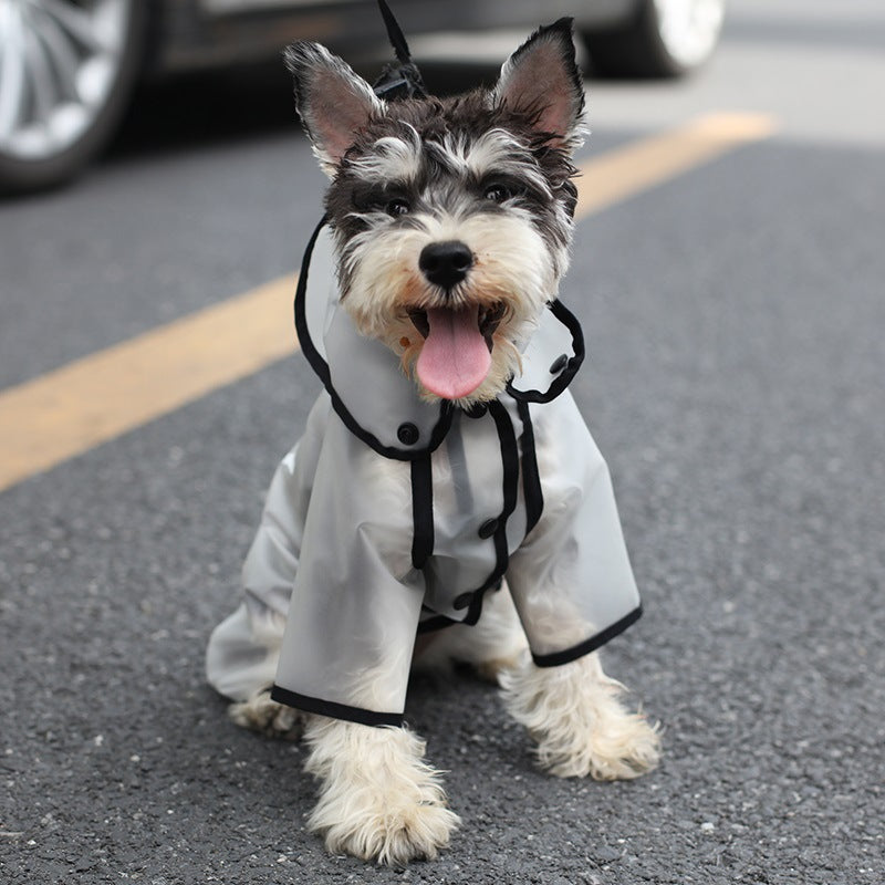Raincoat Four-legged Waterproof Small And Medium-sized Dog Pet