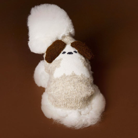 Autumn And Winter Sleeveless Teddy Schnauzer Bichon Puppy Head Three-dimensional Ear Sweater Vest