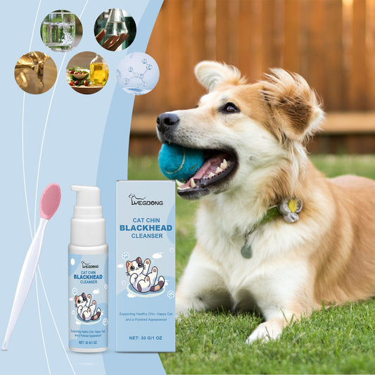Yegbong Pet Chin Cleaning And Care Set Gently Cleans The Chin Hair Of Pets, Dogs, And Cats