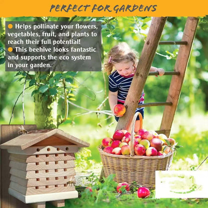 Interactive Wooden Sealed Hanging Outdoor Mini Insect House