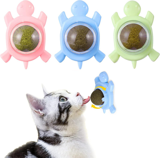 Catnip Ball Catnip Balls for Cats Wall Silvervine for Cats Piece Silvervine Catnip Cat Toys for Indoor Cats Edible...
