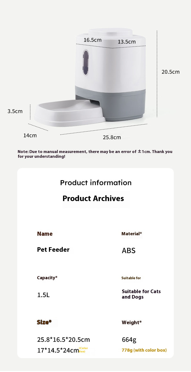 Automatic Pet Feeder Educational Press Feeding Toys