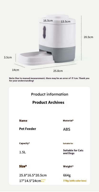 Automatic Pet Feeder Educational Press Feeding Toys