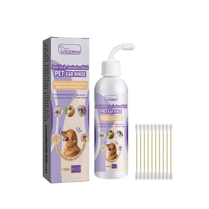 Yegbong Pet Ear Cleaning Solution For Cats And Dogs To Relieve Ear Canal Odor And Clean Earwax