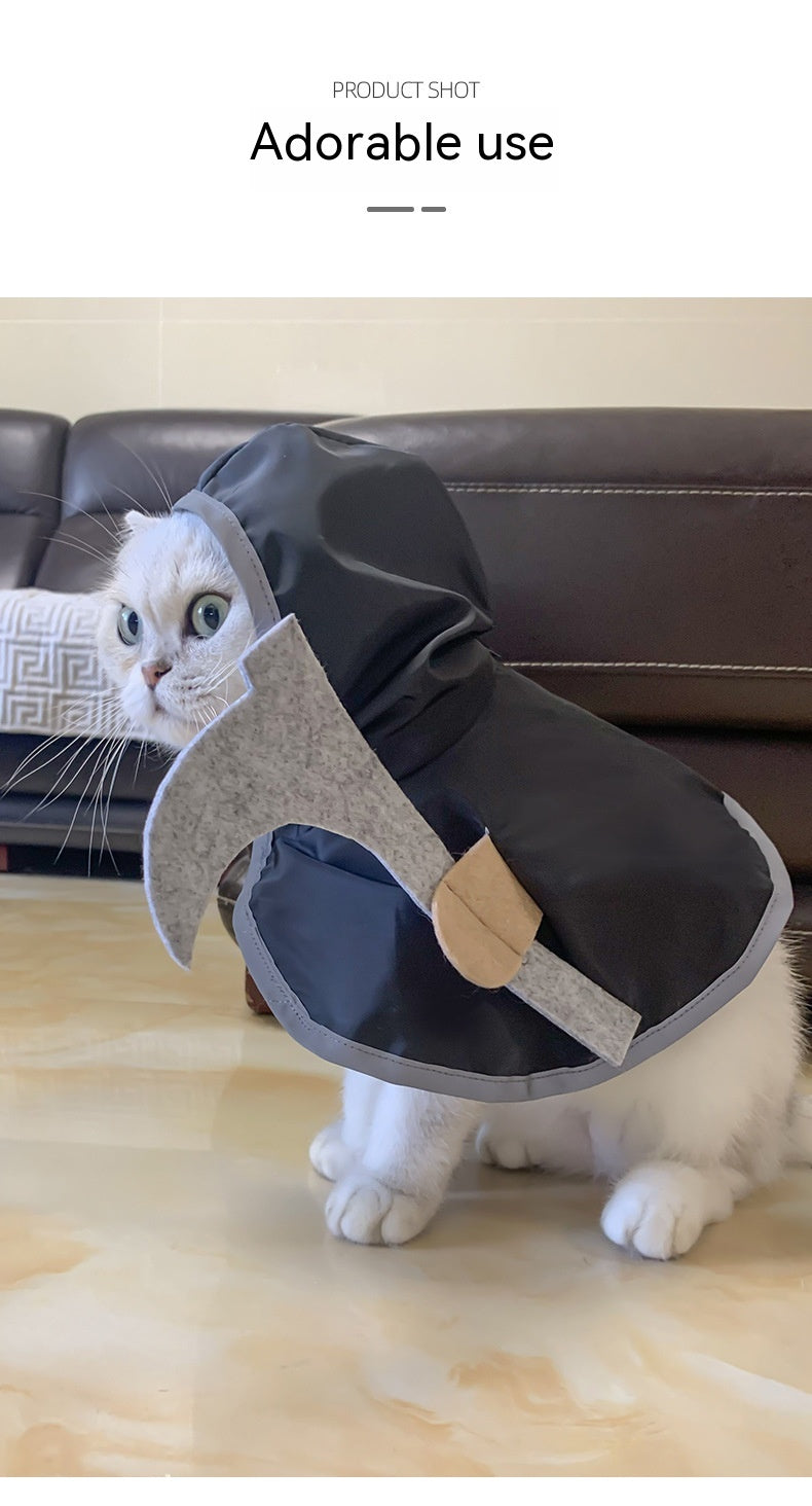 Halloween Cat Dress Up Cloak Death