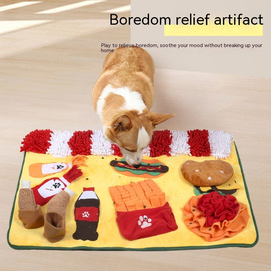 Pet Sniffing Mat Dog Foraging Food Storage Training Mat