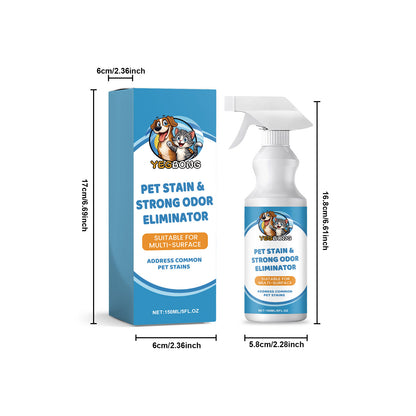 Yegbong Pet Stain Deodorizer Gentle Ingredients Multi-Surface Pet Stain Cleaner And Odor Eliminator