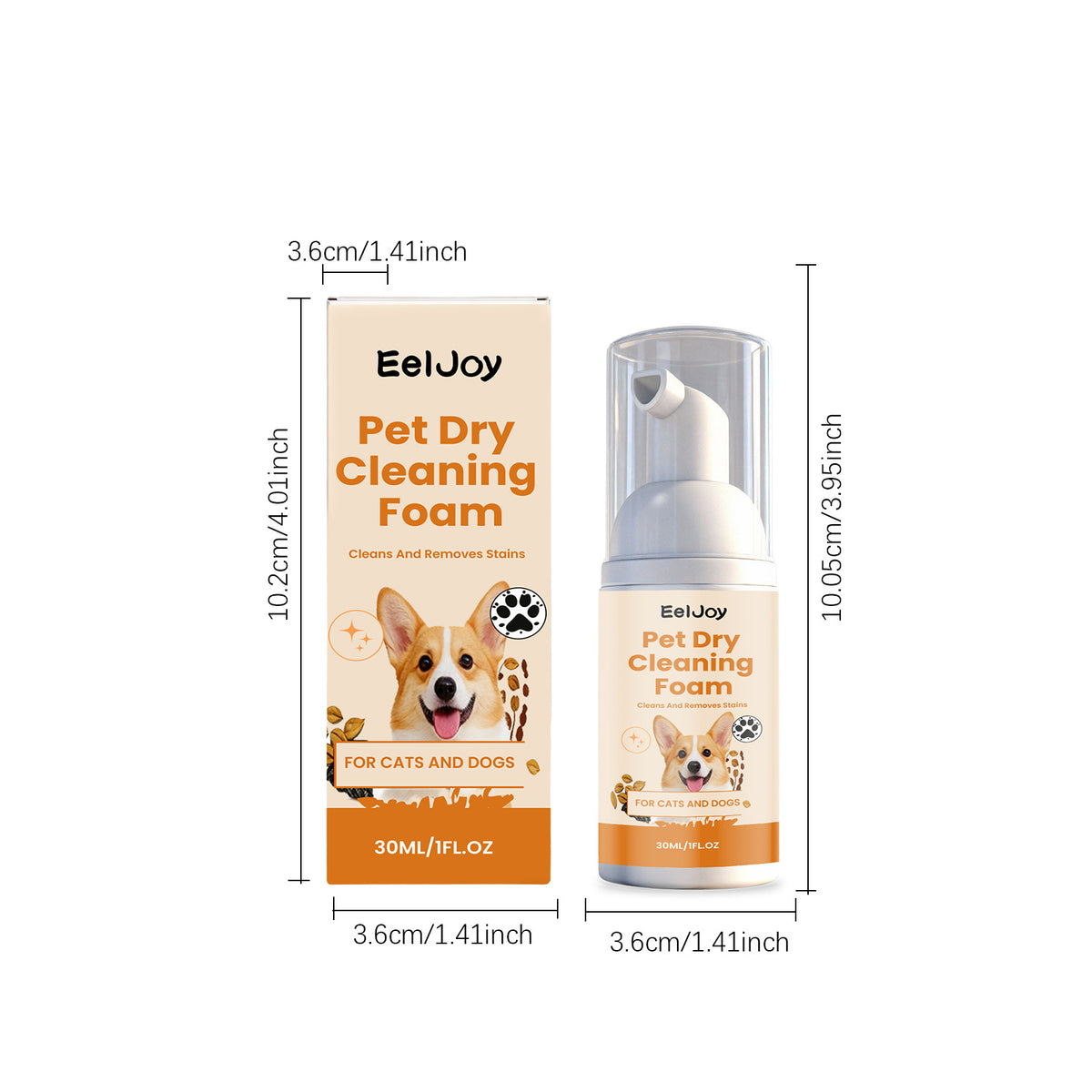 Pet Dry Cleaning Foam