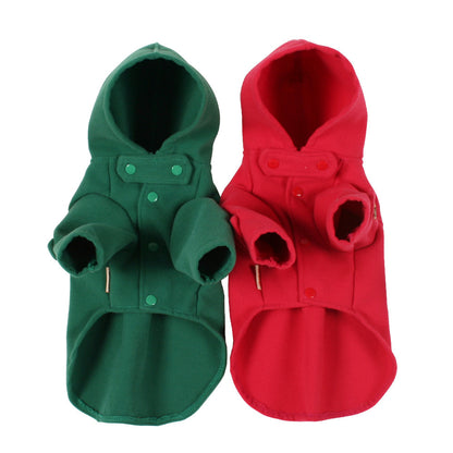 Dog Sweater Two-legged Loose-fitting Winter Warm Pet Clothes Small Dogs