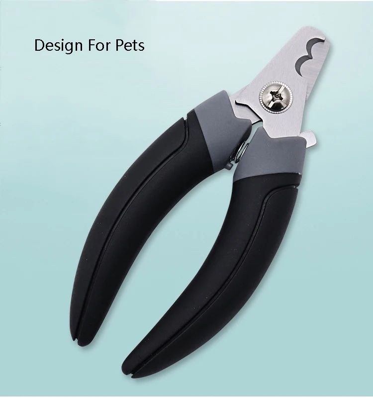 Stainless Steel Half Moon Blade Nailclippers Household Cat Claw Nail Cutters Beauty Clippers For Pets Cats Dog Supplies