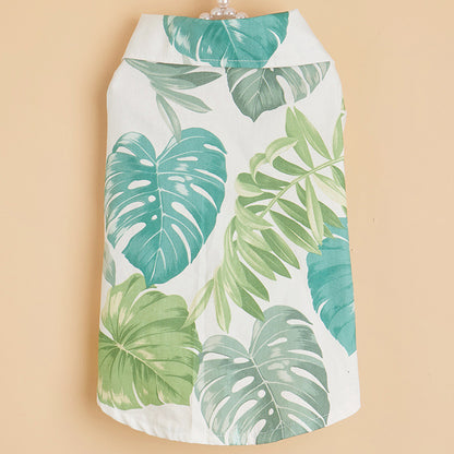 Hawaiian Style Beach Vacation Dog Clothes