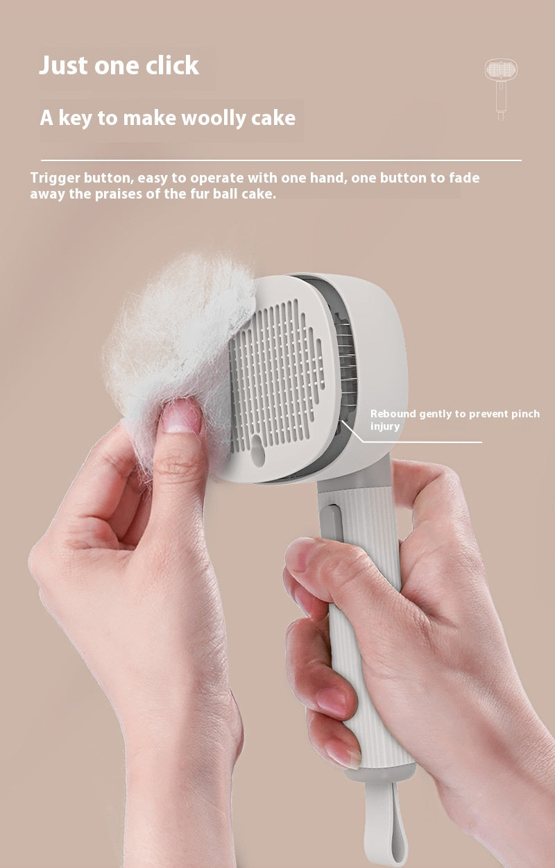 Pet Comb Cat Dog Negative Ion Sterilization Floating Hair Brush Electric Massage