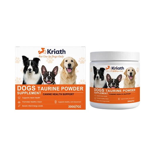 Kriath Taurine Powder Supplement For Dogs, A Nutritional Supplement For Daily Use, Suitable For Dogs Of All Ages