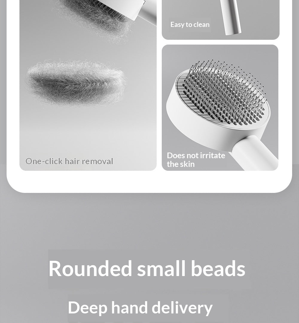 Stainless Steel Needle Hair Removal And Deshedding Comb For Pet Cats