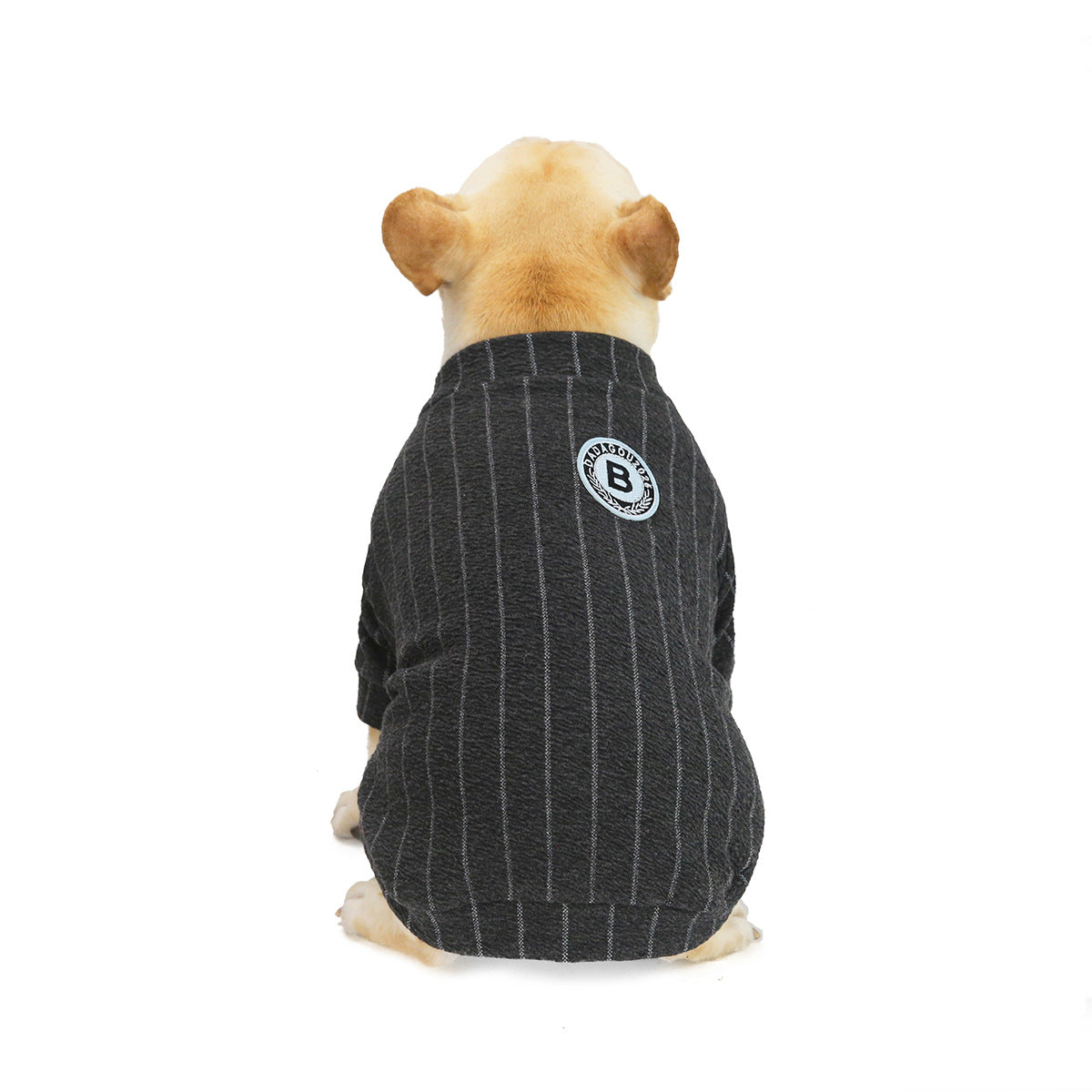 Dog Clothes For Small Dogs Winter French Bulldog Coat Dog Costume Chihuahua Puppy Stripe Baseball Sport Hoodies Jacket