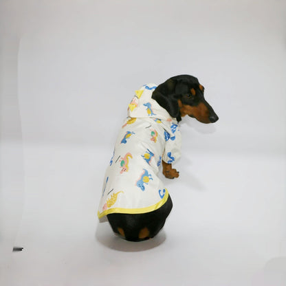 Pet Clothes Spring And Summer Dinosaur Splash-proof