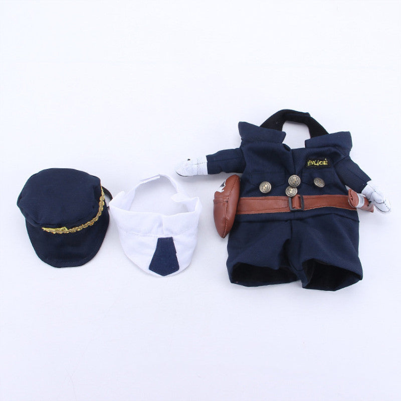 Captain Uniform Little Bear Doll Pilot Teddy Bear Plush Toy Airline Creative Doll Gift Gift