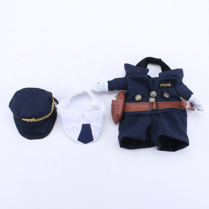 Captain Uniform Little Bear Doll Pilot Teddy Bear Plush Toy Airline Creative Doll Gift Gift