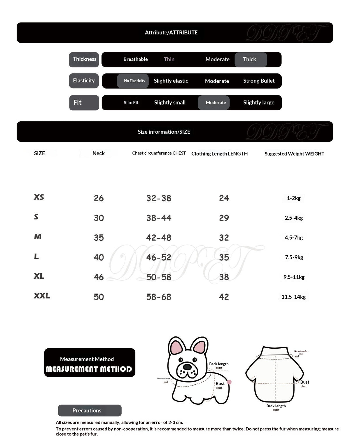 Pomeranian Bichon Frise West Highland White Terrier and Shih Tzu Size Thick Cotton Cape - Pet Clothing