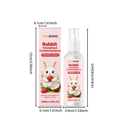Rabbit Hair Softness Care Spray Gentle And No Stimulation Maintenance Cleaning Decontamination Care Softness Rabbit Hair