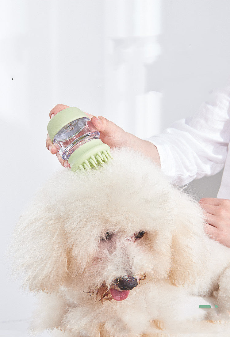 Pet Bath Brush Silicone Massage Clean Beauty Comb Brush