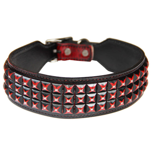 Pet Collar Personality Rivets Large Dog Dog Suit Traction Collar