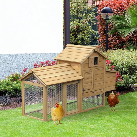Wooden Chicken Coop - Dog Collar & Leash