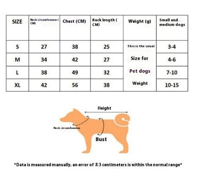 Christmas Cute Fleece-lined Thickened Pet Clothes