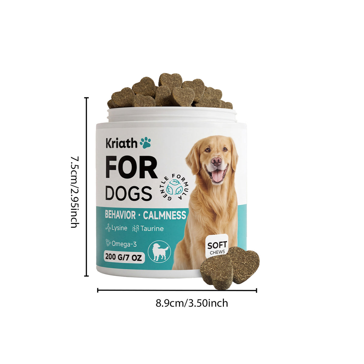 Dog Care Chewable Tablets Daily Care Dog Body Nutrition Balance Immune Quiet Care Tablets