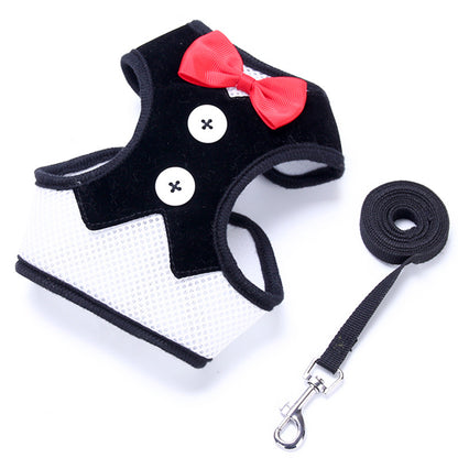 Bow Tie with Chest Strap - Pet Clothing