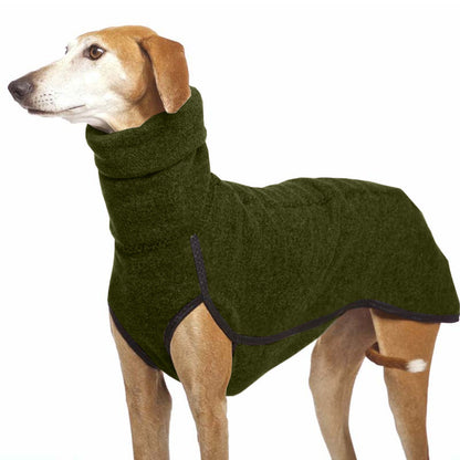 Trend Big Dog Puppy Pet Clothes High Collar Warm Dog Clothes