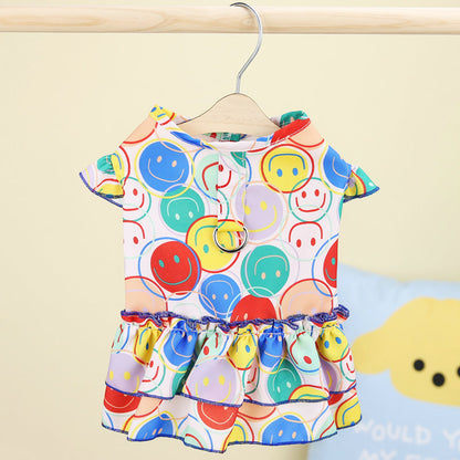 Cute Pet Clothes Teddy Bear Casual Style Series Skirt