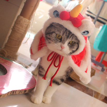 Winter Warm Cloak Cat Lion Shawl