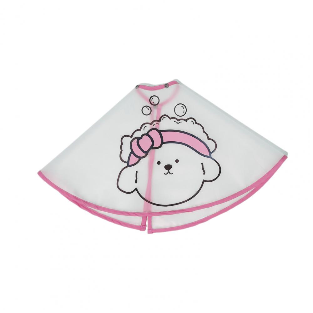 Pet Cloak Adjustable Pet Haircut Cape Waterproof Cartoon Print Design Dog Grooming Cape Pet Supplies