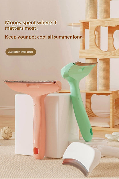 Cat Grooming Brush For Removing Loose Fur Pet Hair Detangling Brush For Dogs Cat Comb