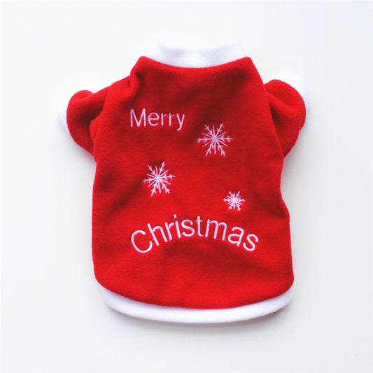 Puppy autumn and winter warm fleece