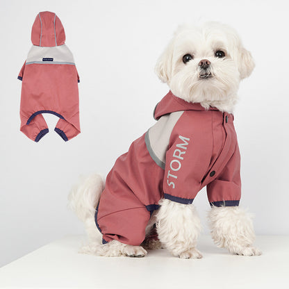 Dog Clothes Summer Trendy Waterproof Raincoat