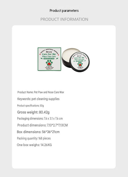 Eeljoy Pet Paw And Nose Care Wax, Universal Moisturizing Paw And Nose Care Protective Moisturizing Wax For Cats And Dogs