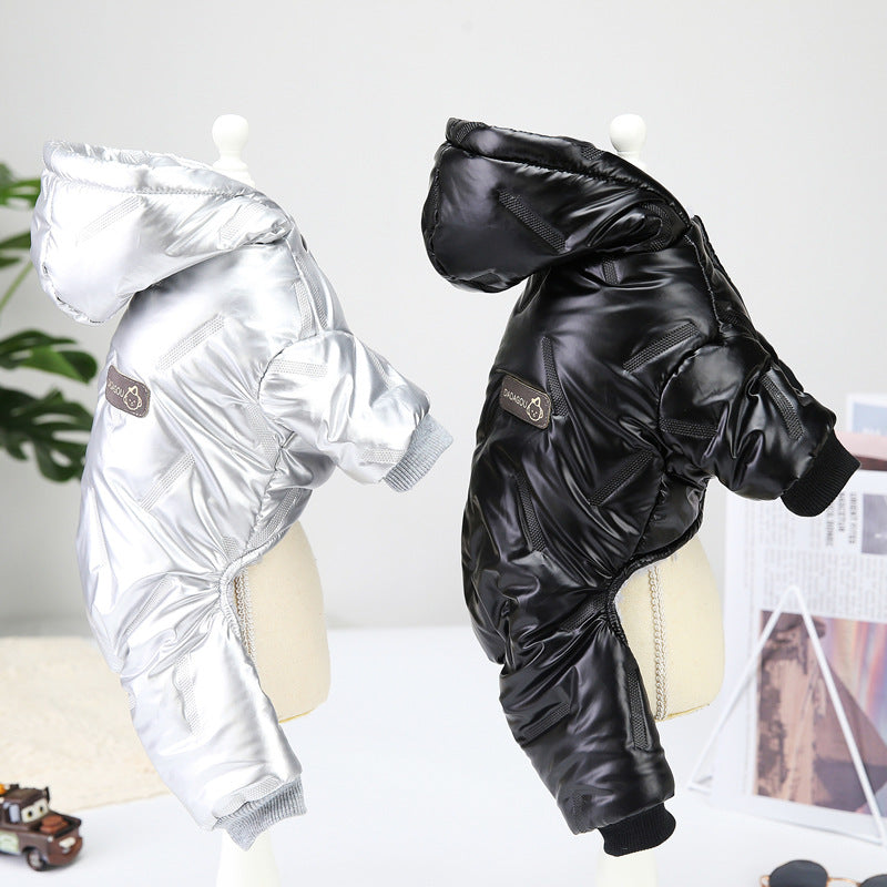 Pet Dog Waterproof Autumn And Winter Padded Jacket