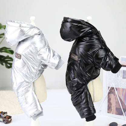 Pet Dog Waterproof Autumn And Winter Padded Jacket