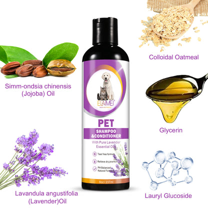 Two-in-one Anti-hair Removal Pet Shampoo