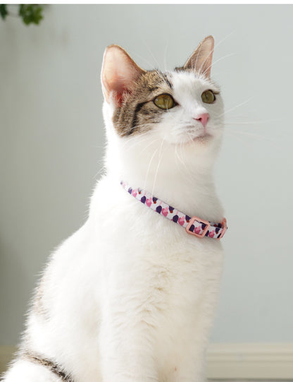 Woven Collar Bell Anti-suffocation Comfortable Safety Buckle Pet Decoration
