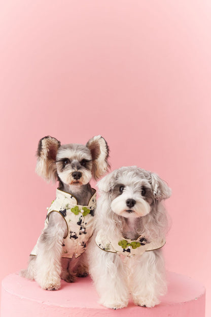 Chinese Style Teddy Schnauzer Bichon Sleeveless Panda Vest - Pet Clothing