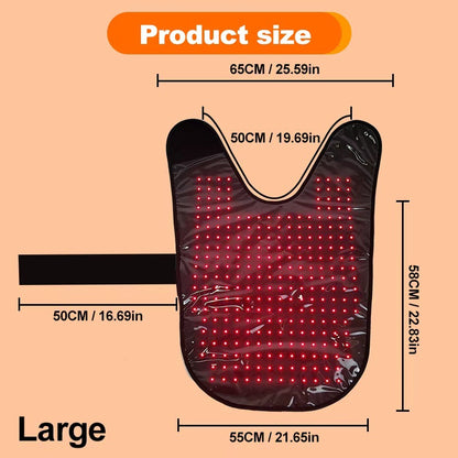 New L Size Pet Red Light Infrared Physiotherapy Instrument Dogs And Cats Back And Abdomen Injury Fracture Healing Portable Timing Wireless